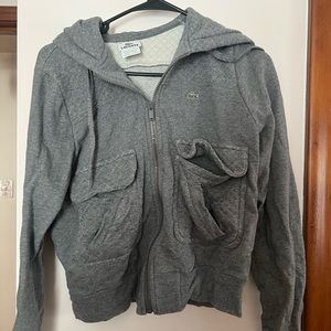 Lacoste hooded zip up